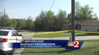 Man shot outside Marion County home