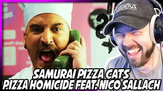 Does Pineapple Belong On Pizza? | "Samurai Pizza Cats - PIZZA HOMICIDE (ft. Nico Sallach)" REACTION
