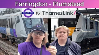 RACE from Farringdon to Plumstead: THAMESLINK or ELIZABETH LINE?