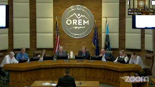 Orem City Council Meeting - June 28, 2022