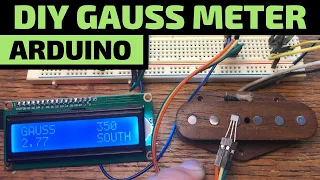 ✅DIY Gauss Meter with Arduino to Check a Pickups Magnet Strength