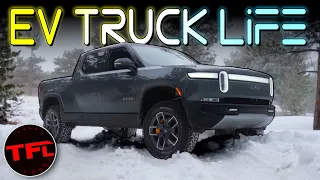 What's It REALLY Like To Live With An All-Electric Rivian R1T? We Have The Answers!