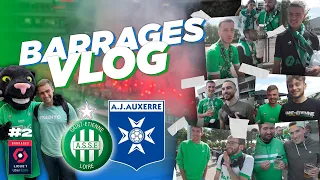 Une JOURNÉE PAS comme LES AUTRES ! (vue par les fans) | BARRAGE RETOUR - AS Saint-Etienne/AJ Auxerre