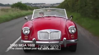 MGA goes for a drive - 1960 MGA 1600