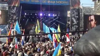 200-лет со Дня рождения Шевченка, во время Веча на Майдане в Киеве