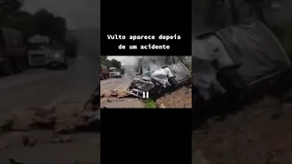 VULTO APARECE EM VIDEO DE ACIDENTE