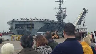 USS George Washington homecoming -- Dec. 17