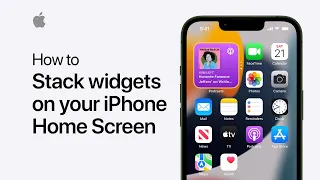 How to stack widgets on your iPhone Home Screen | Apple Support