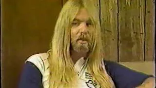 Gregg Allman interview PART 4 of 14- Saenger Theater New Orleans 1982