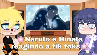 🍥Naruto e Hinata react🍥 (contém naruhina, sasusaku, shikatema)