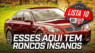 10 CARROS QUE TEM O RONCO BEM BONITO EM HOMENAGEM AO AUDIO DO LISTA QUE ESTÁ BOM (by inscritos)