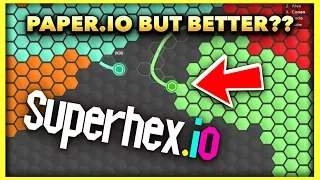 PAPER.IO BUT BETTER?! | Superhex.io - Gameplay!