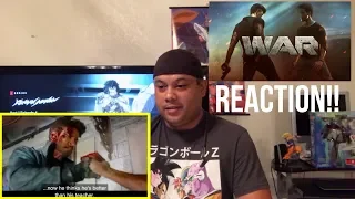 War Trailer | Hrithik Roshan | Tiger Shroff | - REACTION!!