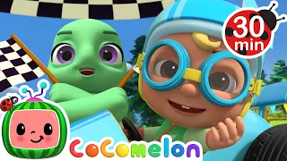 Animal Go Kart Racing 🏍️ CoComelon JJ's Animal Time Nursery Rhymes & Kids Songs | After School Club