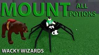 All Potions Mount Ingredient Wacky Wizards Roblox Premium Ingredient