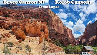 Bryce Canyon National Park to Kolob Canyons Drive Time Lapse 4K