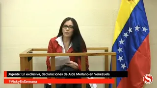 El video de la ex senadora Aída Merlano declarando en Caracas | Vicky en Semana