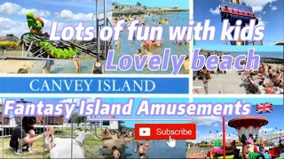 CANVEY ISLAND Beach UK & Fantasy IslandAmusements- Lots of Fan for Kids#fantasyisland #island #