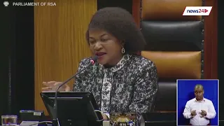 Dr Ndlozi shouts at Speaker Mbaleka mbete.