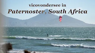 Chasing conditions for kitesurfing in South Africa.