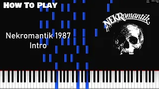 How to play Nekromantik 1987 Intro Theme (Daktari Lorenz)