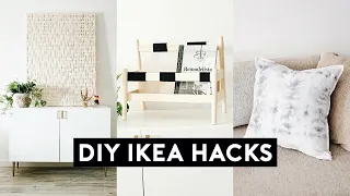 DIY IKEA HACKS! CHEAP & SIMPLE!