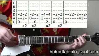 Hot Rod Lincoln Commander Cody Rockabilly Guitar Lesson Chords & Tab Tutorial