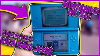 CAÇADA GAMER NA FEIRA DO ROLO#208 - Nintendo ds xl, jogos de x box one, PS2 prata e muito mais