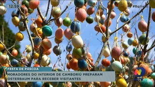 Moradores do interior de Camboriú preparam Osterbaum para receber visitantes