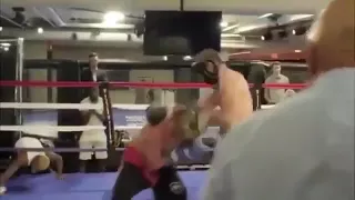 Conor McGregor knocking down Paulie Malignaggi