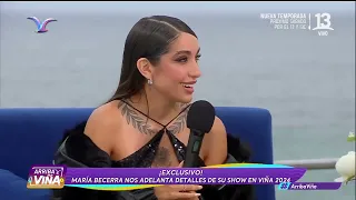 María Beccera habla de Peso Pluma y Trueno | Arriba Viña | Canal 13