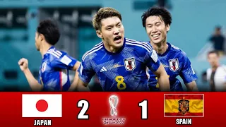 Japan Vs Spain 2022 - Comeback Highlights & Extended all goals