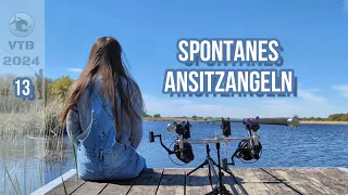 Spontanes Ansitzangeln Angeln auf Karpfen und Friedfisch #carpfishing #fishing #carp #Posenangeln