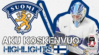 Aku Koskenvuo Highlights | Team Finland | IIHF World Juniors