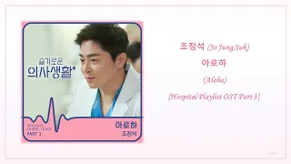 조정석 (Jo Jung Suk) - 아로하 (Aloha) Hospital Playlist OST Part 3 (Han/Rom) Lyrics | 30 min
