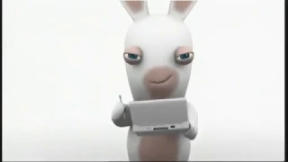 Смешной мультик. Бешеные кролики. Raving Rabbids DS Commercial Ice