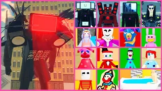 Roblox วิธีหา TITAN CINEMAMAN How to get TITAN CINEMAMAN MORPH in SKIBIVERSE