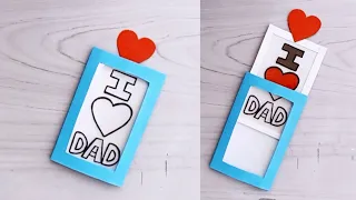 DIY - Magic Card Fir Father | Father’s Day Card | Surprise Message Card For Father | I Love You Papa