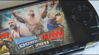 WWE SmackDown vs. RAW 2011 Gameplay on PSP