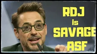 Robert Downey Jr going SAVAGE as Tony Stark