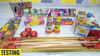 Diffrent types of Crackers testing 2020 Crackers video Crackers stash 2020 testing diwali Crackers