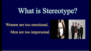 What is STEREOTYPE? What does STEREOTYPE mean?  meaning, definition, examples & explanation