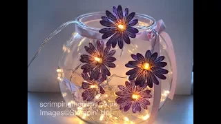 Daisy delight DIY fairy lights ..Stampin' Up! products