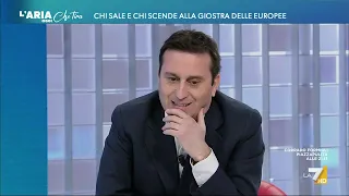 Ultimi sondaggi, David Parenzo a Matteo Renzi: "Con la lista 'Stati Uniti d'Europa' siete quasi ...