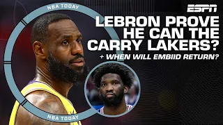 Did LeBron prove he can carry the Lakers? + How would Embiid's return impact 76ers? | NBA Today
