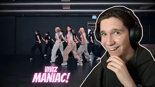 DANCER REACTS TO VIVIZ | 'MANIAC' Dance Practice