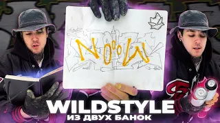 ДИКИЙ СТИЛЬ ИЗ 2х БАЛОНОВ | Wildstyle from two spray