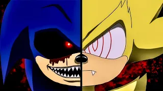 “PHANTASM” Triple Trouble x Chaos x You Can’t Run (Pt. 1-3) | Fleetway vs Sonic.EXE | FNF Animation