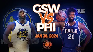 Golden State Warriors vs Philadelphia 76ers Full Game JAN 30, 2024 Highlights | NBA Season