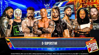 WWE 2K24 - 8 Man Superstar Match | Summerslam | Gameplay